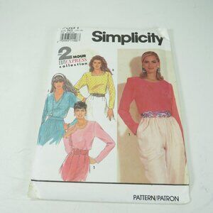 Simplicitiy 7381 Sewing Pattern EASY Shirt UNCUT 10-18